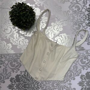 Elegant Cream Women's Top